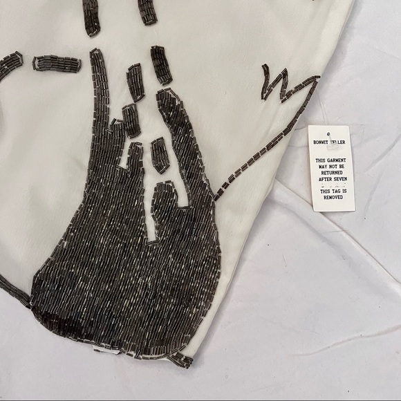 Creative Creations Bonwit Teller silk beaded slip dress - Picture 10 of 16